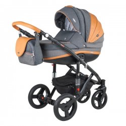A22 - Детская коляска BeBe-Mobile MOVO 2 в 1 Carmel&Grey